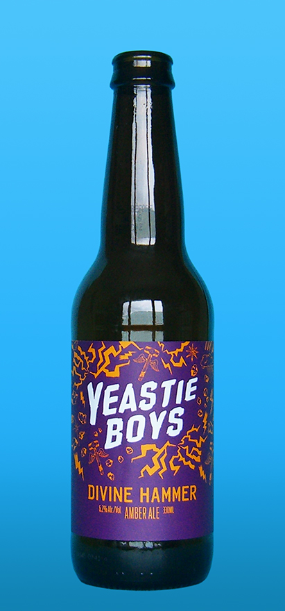 Our Beers, Yeastie Boys - Divine Hammer Amber Ale, Yeastie Boys Divine Hammer Amber Ale