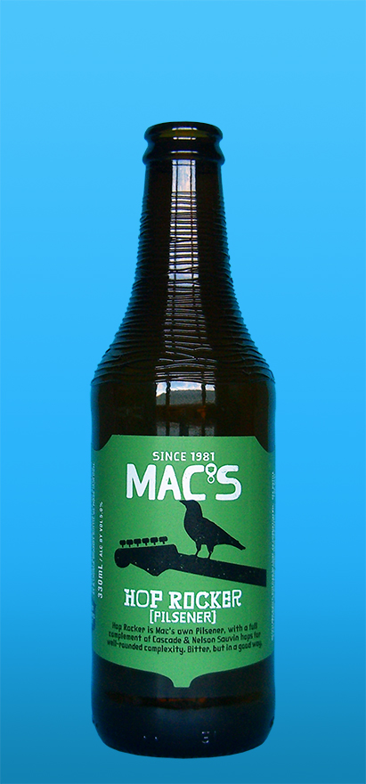 Our Beers, Mac's - Hop Rocker Pilsener, Mac's Hop Rocker Pilsener, Macs - Hop Rocker Pilsener, Macs Hop Rocker Pilsener