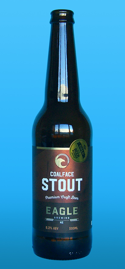 Our Beers, Eagle Brewing NZ - Coalface Stout, Eagle Brewing NZ Coalface Stout, Eagle NZ - Coalface Stout, Eagle NZ Coalface Stout