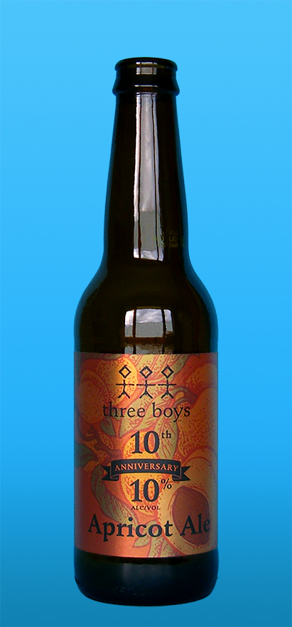 Our Beers, Three Boys - 10th Anniversary Apricot Ale, Three Boys 10th Anniversary Apricot Ale, Three Boys Brewery - 10th Anniversary Apricot Ale, Three Boys Brewery 10th Anniversary Apricot Ale