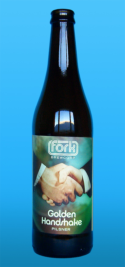 Our Beers, Fork Brewcorp - Golden Handshake Pilsner, Fork Brewcorp Golden Handshake Pilsner