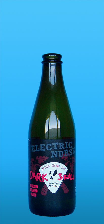 Our Beers, Electric Nurse - Dark Skull Imperial Coconut Stout, Electric Nurse Dark Skull Imperial Coconut Stout
