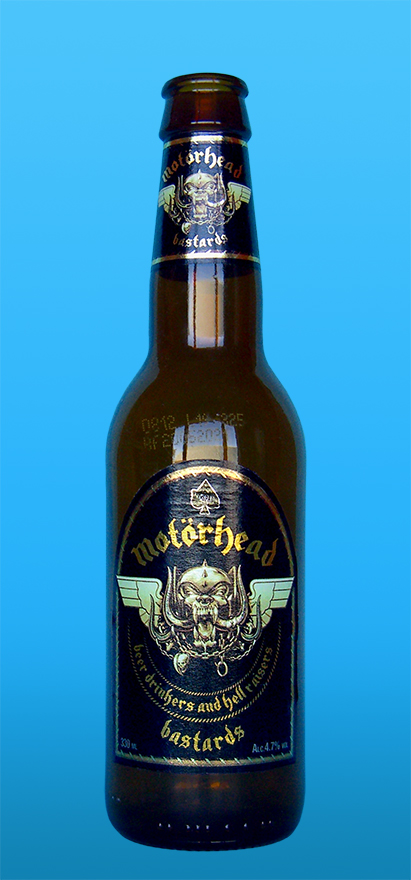 Movie addict beers, Krönleins Bryggeri - Motörhead Bastards Lager, Krönleins Bryggeri Motörhead Bastards Lager