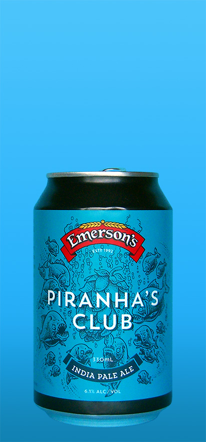 Our Beers, Emerson's - Piranha's Club India Pale Ale, Emerson's Piranha's Club India Pale Ale, Emersons - Piranhas Club India Pale Ale, Emersons Piranhas Club India Pale Ale