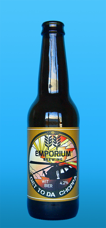 Our Beers, Emporium - Get To Da Choppa Wit Bier, Emporium Brewing - Get To Da Choppa Wit Bier, Emporium Brewing Get To Da Choppa Wit Bier, Emporium Get To Da Choppa Wit Bier
